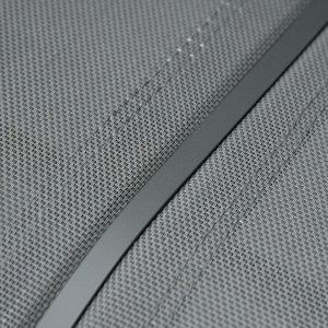 Banca Balansoar de Gradina cu 3 Locuri din Metal si tesatura Tip Plasa Respirabila, 147x70x85 cm, Gri - Img 9