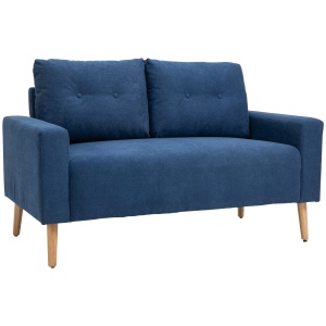 Canapea 2 Locuri – Stil Nordic, Matlasata, 145×76×88 cm - Img 1