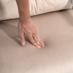 Canapea Extensibilă cu Spătar Reglabil pe 5 Nivele, Canapea Pat Individuală Pliabilă cu Perne, 63x73x81 cm, Bej - Img 9