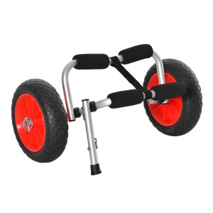 Carucior pliabil pentru Caiac potrivit pentru toate suprafetele cu Anvelope de 25cm