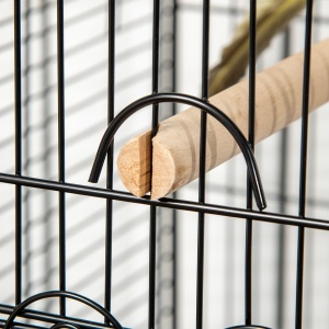 Colivie pentru Pasari si Papagali – Negru 51×51×153 cm cu Roti - Img 9