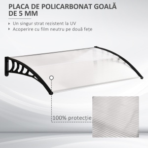 Copertina Exterior Curbata – Cu Panouri din Policarbonat - Img 4