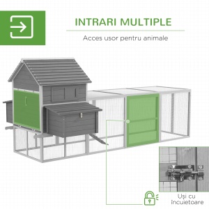 Cotet Gaini Exterior – 310×150×150 cm, Cu Rampa & Zona imprejmuita - Img 5