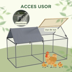 Cusca Pentru Animale Mici, 2x1m Verde - Img 5