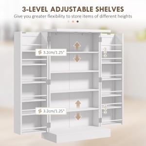 Dulap Bucatarie Cu Usi Duble – 5 Niveluri & 12 Rafturi Spatioase - Img 6