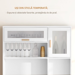 Dulap Bucatarie Multifunctional – Depozit Vin, Blat & Rafturi Sticla - Img 5