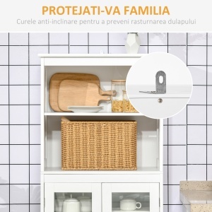 Dulap Camara cu Usi din Sticla – MDF Modern - Img 7