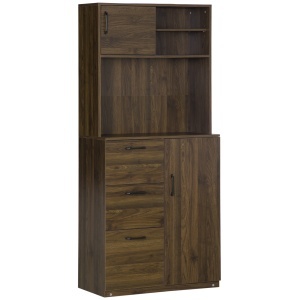 Dulap Modern – Lemn cu 3 Sertare & Dulapioare - Img 1