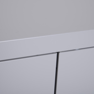 Dulapior Documente – Otel Gri 80×40×92,5 cm cu inchidere - Img 7