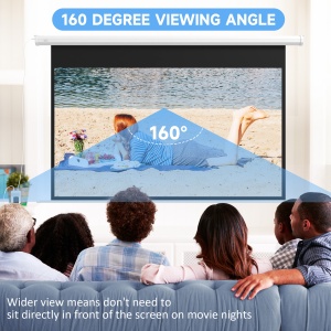 Ecran 84” Motorizat – 4K HD, Montare Perete sau Tavan - Img 5