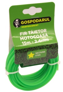 Fir taietor 15m - 2.4mm (sectiune stea) (MC)
