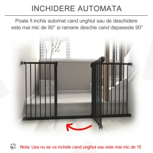 Gard Caini – 3 Prelungiri, 152,3 cm, Cu inchidere Automata - Img 5