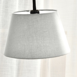 Lampă de Podea Modernă cu Înăcarcător Wireless, Abajur Reglabil și Etajeră Suplimentară, 36x36x165 cm, Negru - Img 9
