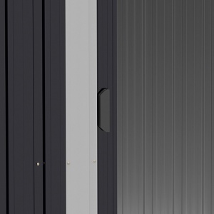 Magazie Gradina 2×1,5×1,9 m – Otel Zincat cu Usi Culisante - Img 9