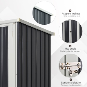 Magazie Otel 147×86×134 cm – Cu Usi Duble si Sistem Blocare - Img 5