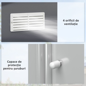 Magazie Unelte Otel Galvanizat 3,4×3,82×2 m – Impermeabila & Anti‑rugina - Img 7