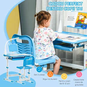 Masa si Scaun Reglabil pentru Copii 6–12 ani - Img 4