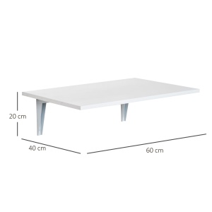 Masuta Perete Rabatabila – MDF & Metal, Ideala pentru Spatii Mici - Img 3