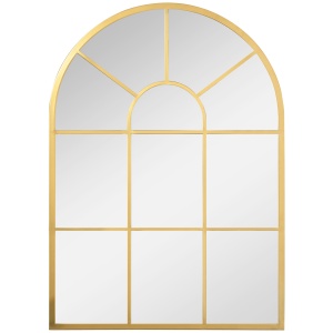 Oglinda Moderna de Perete – Arcuita 70×50 cm, Stil Fereastra Negru - Img 1