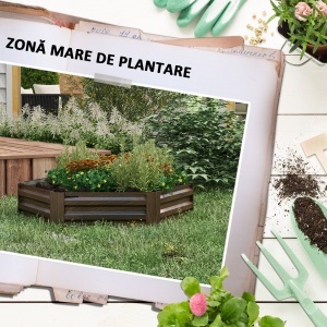 Pat Galvanizat Inaltat pentru Gradina, Cutie de Plantare - Img 4