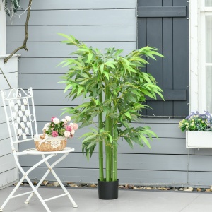 planta artificiala bambus in ghiveci, 140 cm - Img 4