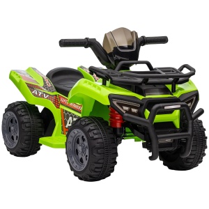Quad Electric pentru Copii Baterie 6V Faruri Functionale si Pedale Verde