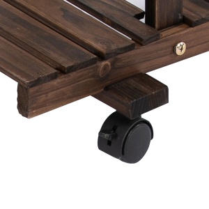 Raft pentru Flori – 4 Niveluri Lemn pentru Interior sau Gradina - Img 8