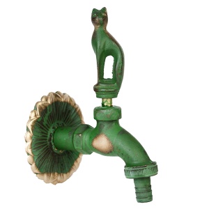 Robinet decorativ dublu serviciu si motiv Puma, 1/2"