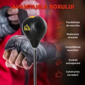 sac de box, 45x45x133-151cm, auriu - Img 8