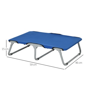 Saltele pliabile pentru Caini in Tesatura Oxford pentru Caini, Albastru, 59x46x15cm - Img 3