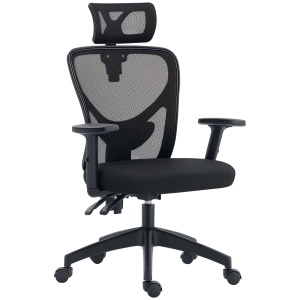 Scaun Birou Ergonomic – Reglabil, Suport Lombar & Tetiera - Img 1