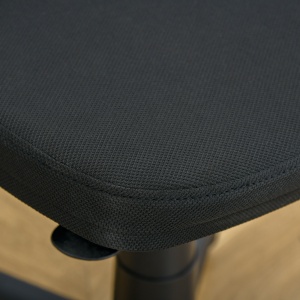 Scaun de Birou Ergonomic din Plasa, Negru - Img 9