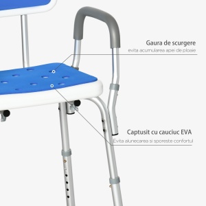 Scaun Dus Batrani – Reglabil, Cotiere si Picioare cu Ventuza - Img 4