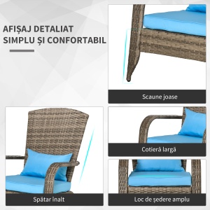 Scaun Rachita tip Adirondack pentru Gradina - Img 5