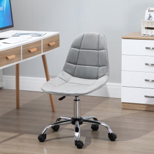 scaun rotativ, ergonomic, 59x59x81-91cm gri - Img 2