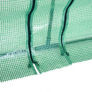 sera gradina cu prelata, 270x90x90cm, verde - Img 7