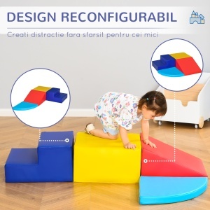 Set Constructii Moi – 4 Piese Multicolor pentru Copii 1-3 Ani - Img 6