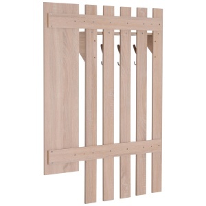 Set Hol 3 Piese – Dulap Pantofi, Cuier cu Oglinda, Design Lemn - Img 7