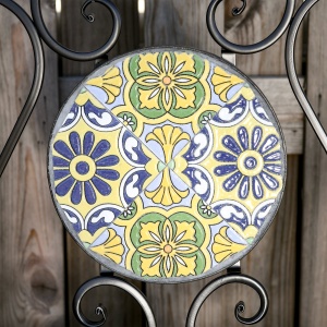 Set Masa si Scaune de Gradina din Metal cu Majolica Colorata - Img 7