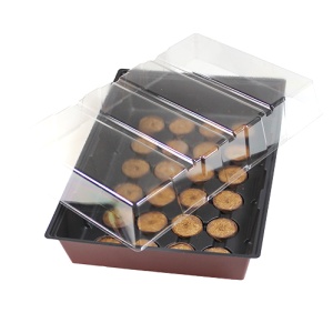 Set minisera 24 . 23,5x35x11cm cu tablete din fibra de cocos