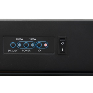 Soba Electrica de Perete sau Sol 2000W cu Flama LED 7 Culori, Negru, 90x56x9.5cm - Img 9