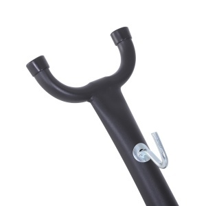 Suport Schelet pentru Hamac Reglabil Max. 150 Kg, Negru, 280x120x110cm - Img 9