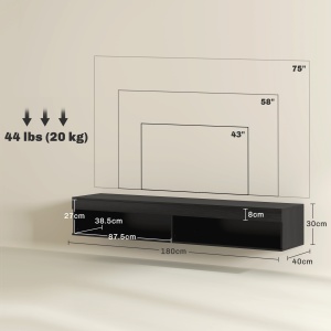 Suport TV Suspendat – LED & Rafturi, Televizoare pana la 190 cm - Img 3