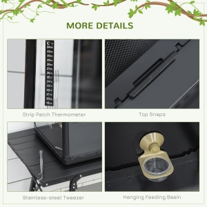 Terariu din Sticla 60×40×40,5 cm – Pentru testoase & Reptile - Img 7