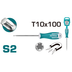 TOTAL - SURUBELNITA TORX-TX T10 - 5.0mm - 100mm - S2 (INDUSTRIAL)