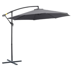 Umbrela pentru Gradina Brat Deluxe Inclinabila cu Manivela, Φ3m - Img 1
