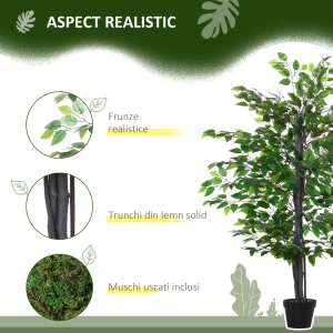 Arbore Artificial Banyan 145 cm – Decor pentru Interior & Exterior - Img 5