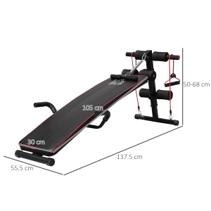 banca fitness multifunctionala, reglabila 56.5x136 cm - Img 3