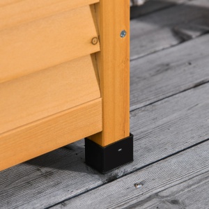 Banca Gradina 127×56×60 cm – Lemn Alb cu Spatiu Depozitare - Img 8