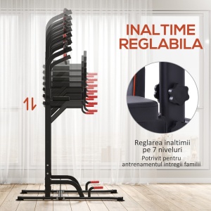 Bara Tractiuni Reglabila – Fitness Acasa, Max. 120 kg - Img 6